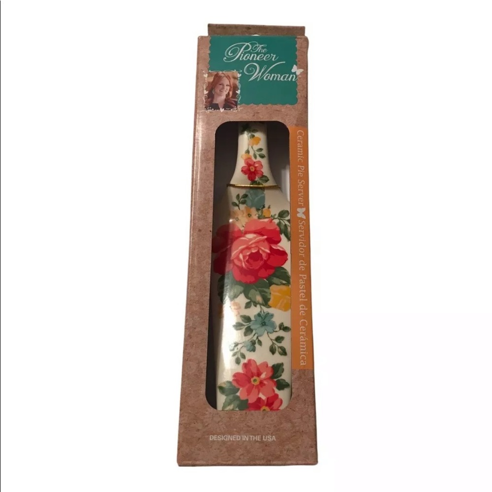 NEW!  *RARE* HTF Pioneer Woman Vintage Floral Pie Server Cake Server